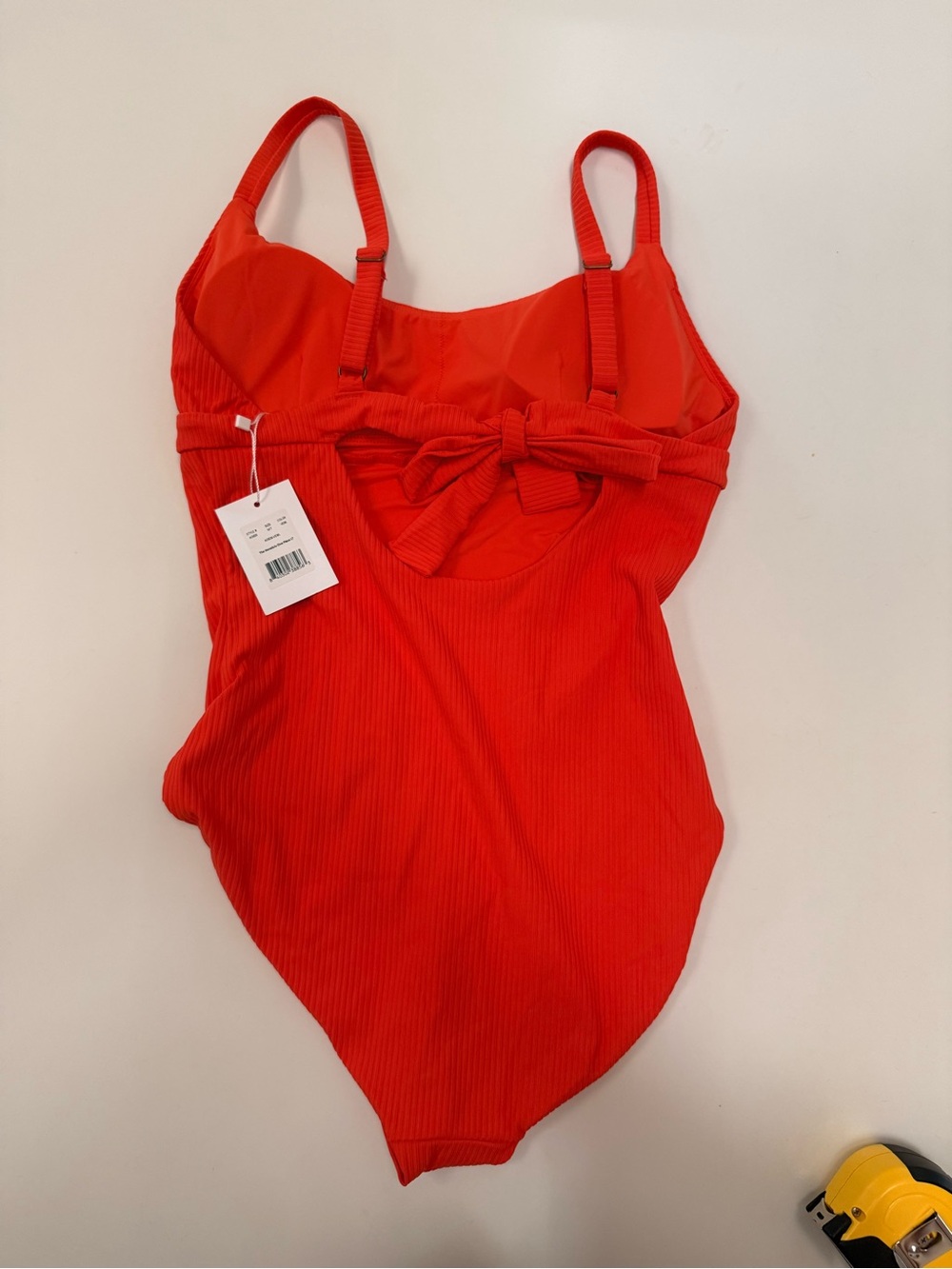 NWT Andie One-Piece Swimsuit in Bright Orange/Red- Medium Tall - Picture 2 of 11